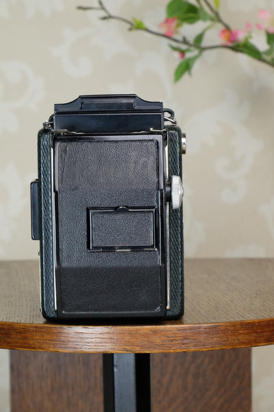 1933 Voigtlander Bergheil - The rare GREEN Luxus version, Heliar lens & 6x9 120 roll-film back. CLA’d. Freshly serviced! - Voigtlander- Petrakla Classic Cameras