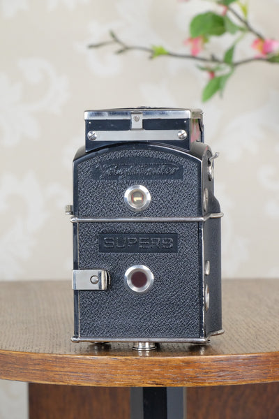 1934 Voigtlander 6x6 Superb TLR with original case, CLAd, Freshly Serviced! - Voigtlander- Petrakla Classic Cameras