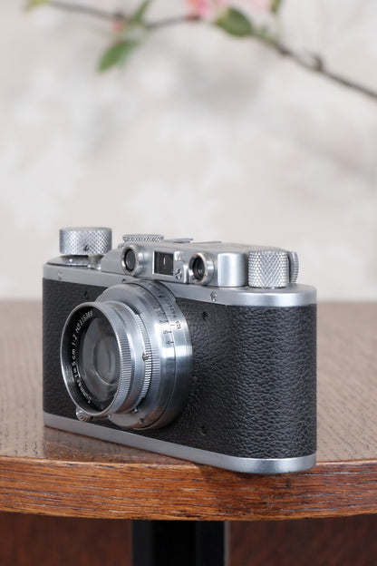 1936 Leitz Leica II with lens, Freshly Serviced CLA'd! - Leitz- Petrakla Classic Cameras