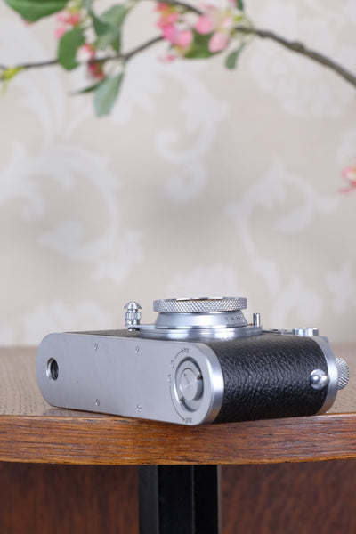 Near Mint!  1938 Leitz Leica III with coated Elmar lens, Freshly Serviced CLA'd!