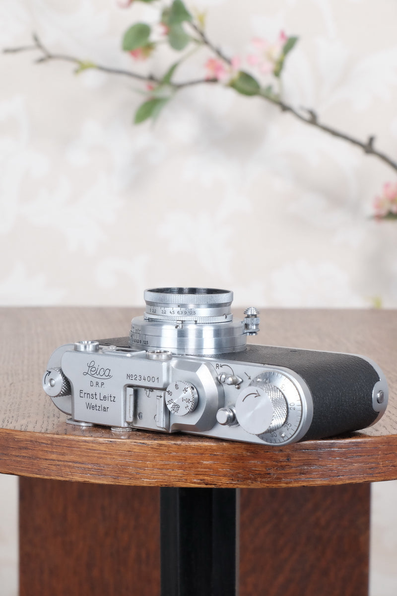 1936 Leitz Leica II with lens, Freshly Serviced CLA'd! - Leitz- Petrakla Classic Cameras