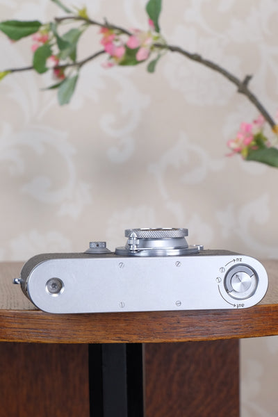 Near Mint!  1938 Leitz Leica III with coated Elmar lens, Freshly Serviced CLA'd!