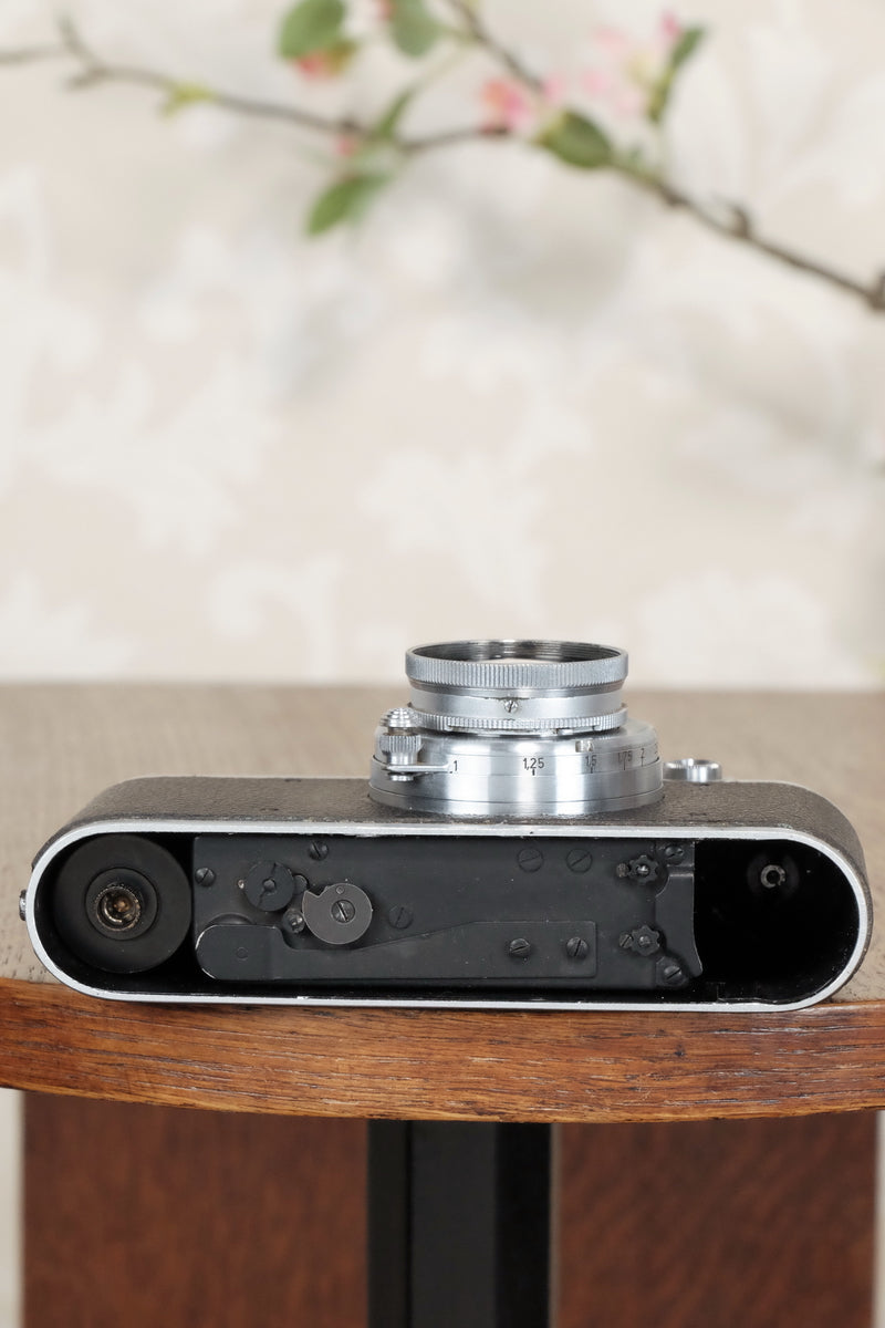 1936 Leitz Leica II with lens, Freshly Serviced CLA'd! - Leitz- Petrakla Classic Cameras