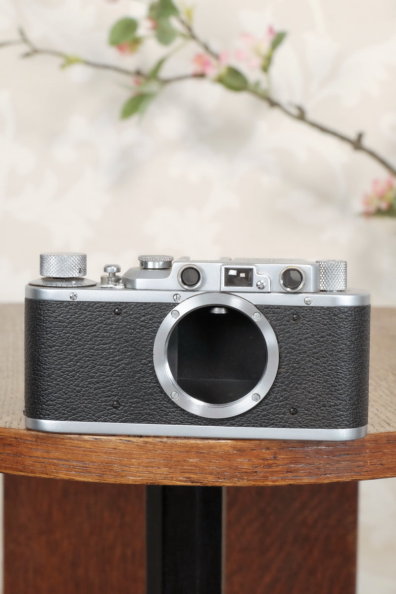 1936 Leitz Leica II with lens, Freshly Serviced CLA'd! - Leitz- Petrakla Classic Cameras