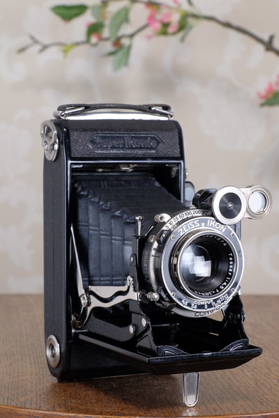 Superb! 1935 Zeiss Ikon Super Ikonta 6x9, Tessar lens & Case, CLA'd, Freshly Serviced!