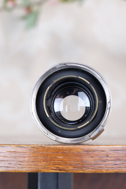 1936 CARL ZEISS Black Lacquer & Nickel 135mm Sonnar lens for Contax I