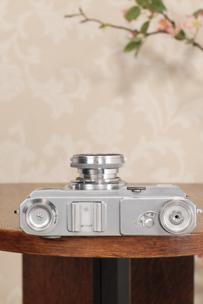 1939 Zeiss Ikon Contax II Body and lens, CLA'd, Freshly Serviced! - Zeiss-Ikon- Petrakla Classic Cameras