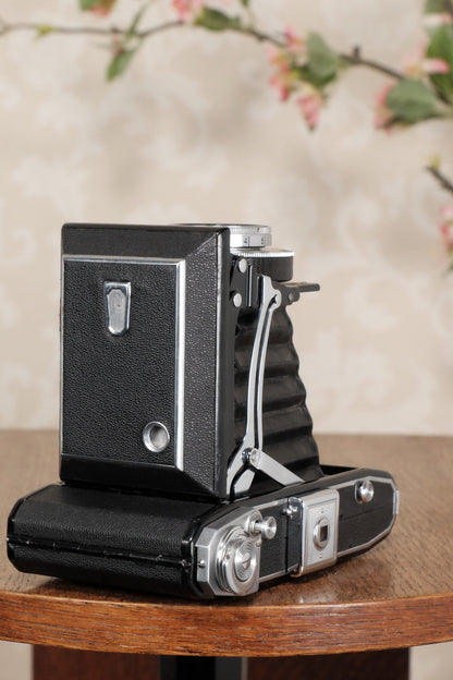 Superb! 1937 Zeiss-Ikon Ikonta 6x9 Folding Camera, Tessar lens, CLA'd, Freshly Serviced! - Zeiss-Ikon- Petrakla Classic Cameras