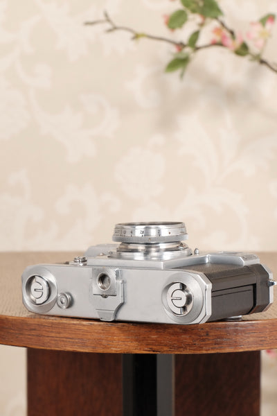 1939 Zeiss Ikon Contax II Body and lens, CLA'd, Freshly Serviced! - Zeiss-Ikon- Petrakla Classic Cameras