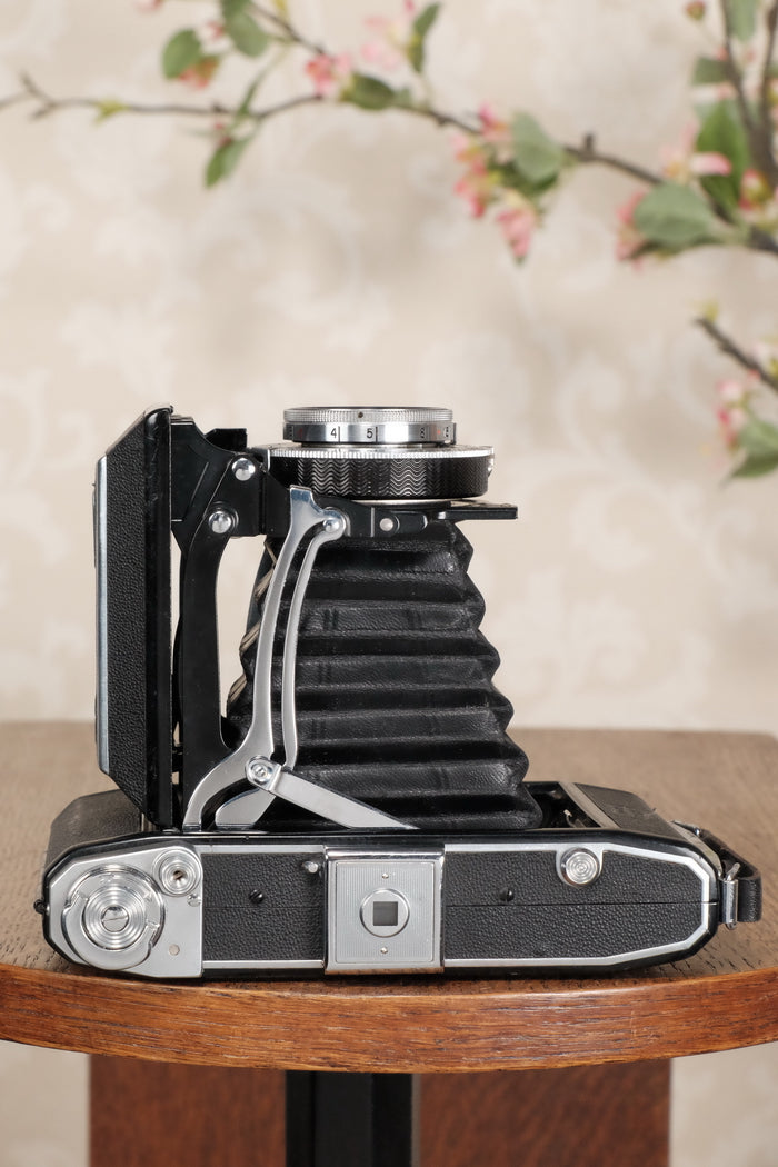 Superb! 1937 Zeiss-Ikon Ikonta 6x9 Folding Camera, Tessar lens, CLA'd, Freshly Serviced! - Zeiss-Ikon- Petrakla Classic Cameras