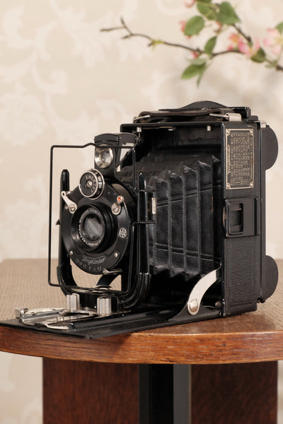 1932 Voigtlander Vag 6x9 Plate Camera and Rollex Patent Roll Film Back. Freshly serviced, CLA’d - Voigtlander- Petrakla Classic Cameras