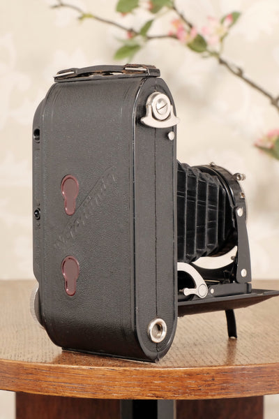 1936 Voigtlander Bessa Rangefinder with HELIAR LENS! 6x9, Freshly Serviced, CLA'd. - Voigtlander- Petrakla Classic Cameras