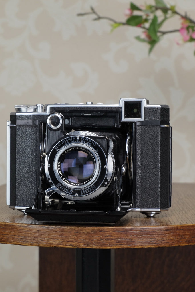 RARE! A 1938 Zeiss Ikon Super Ikonta, with T Coated Tessar lens, CLA'd, Freshly Serviced! - Zeiss-Ikon- Petrakla Classic Cameras