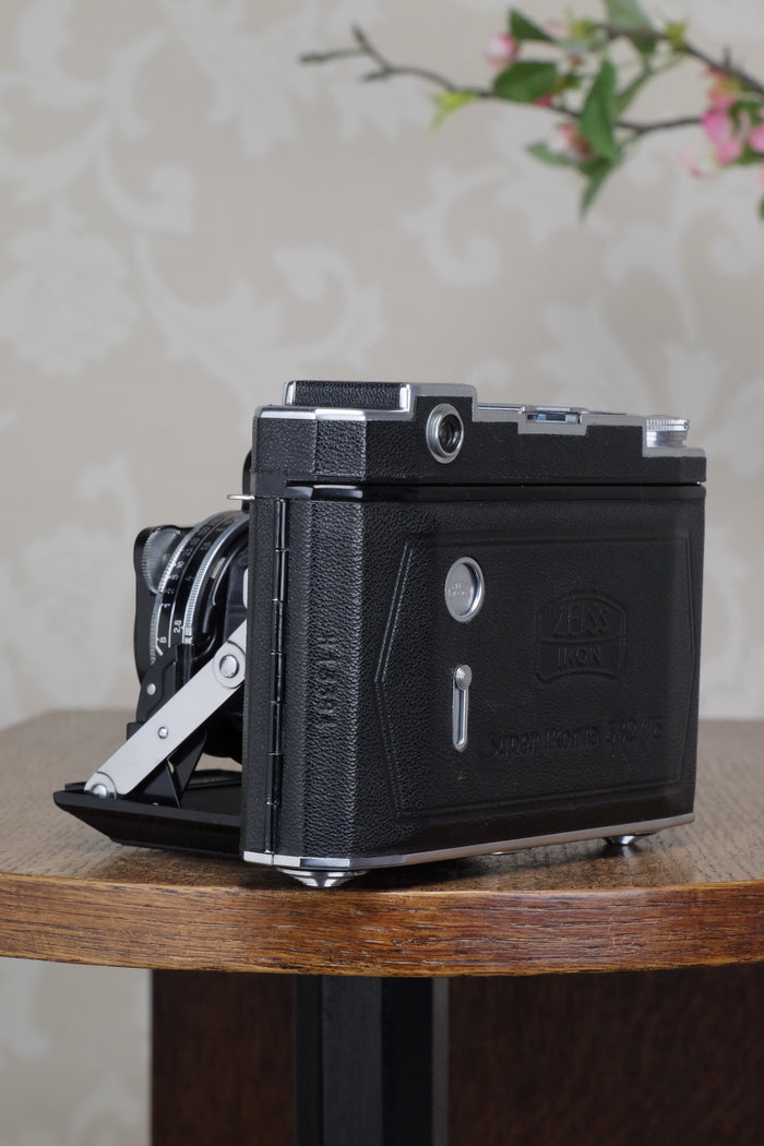 RARE! A 1938 Zeiss Ikon Super Ikonta, with T Coated Tessar lens, CLA'd, Freshly Serviced! - Zeiss-Ikon- Petrakla Classic Cameras
