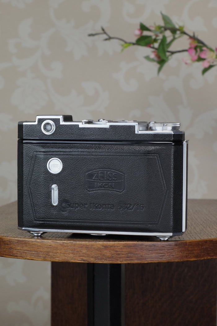 RARE! A 1938 Zeiss Ikon Super Ikonta, with T Coated Tessar lens, CLA'd, Freshly Serviced! - Zeiss-Ikon- Petrakla Classic Cameras