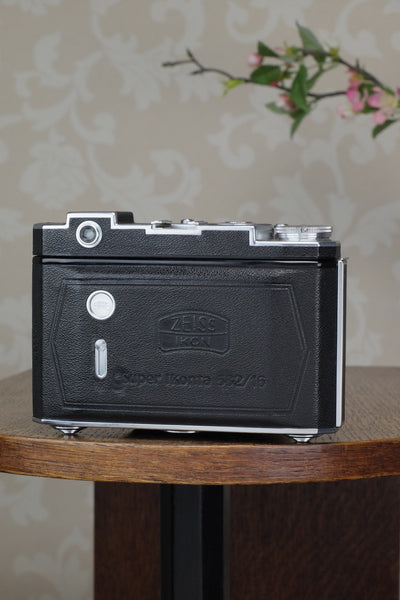 RARE! A 1938 Zeiss Ikon Super Ikonta, with T Coated Tessar lens, CLA'd, Freshly Serviced! - Zeiss-Ikon- Petrakla Classic Cameras