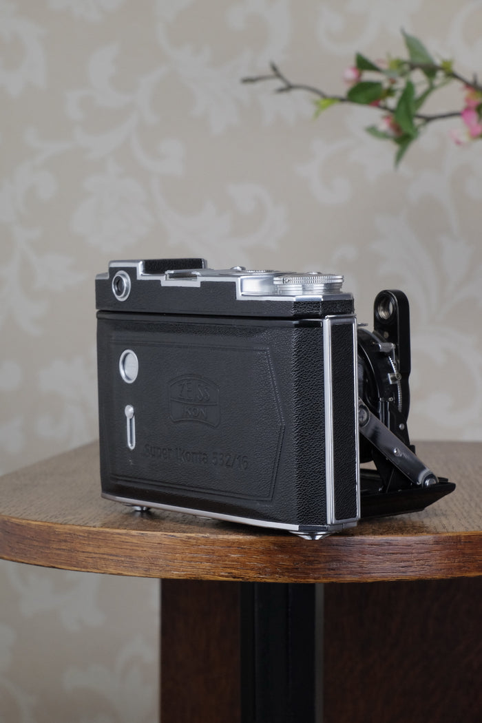RARE! A 1938 Zeiss Ikon Super Ikonta, with T Coated Tessar lens, CLA'd, Freshly Serviced! - Zeiss-Ikon- Petrakla Classic Cameras
