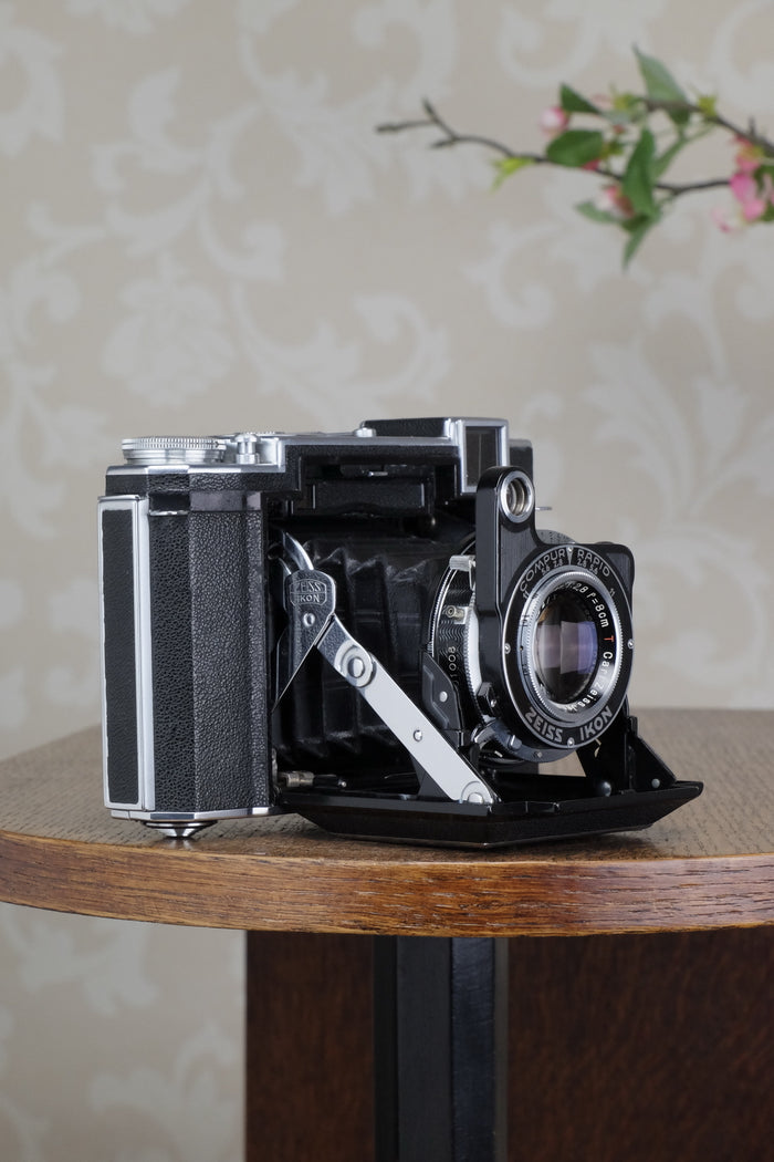 RARE! A 1938 Zeiss Ikon Super Ikonta, with T Coated Tessar lens, CLA'd, Freshly Serviced! - Zeiss-Ikon- Petrakla Classic Cameras