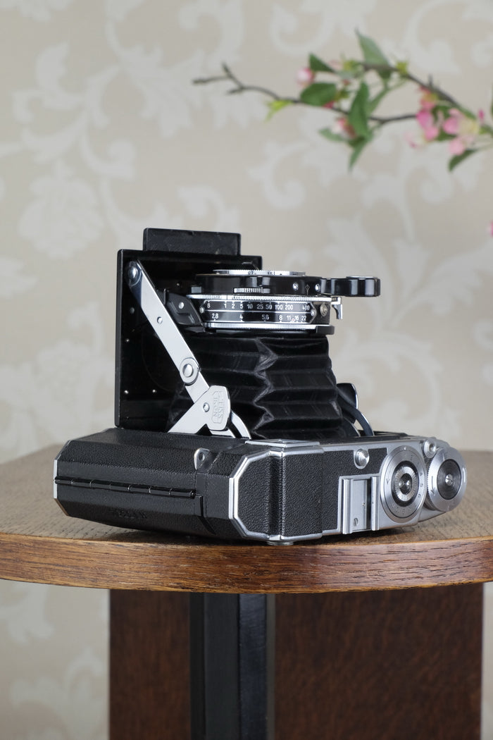 RARE! A 1938 Zeiss Ikon Super Ikonta, with T Coated Tessar lens, CLA'd, Freshly Serviced! - Zeiss-Ikon- Petrakla Classic Cameras