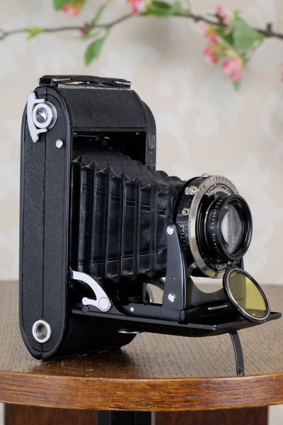 1936 Voigtlander 6x9 Bessa Rangefinder with Skopar lens and reduction mask. CLA'd, Freshly Serviced! - Voigtlander- Petrakla Classic Cameras