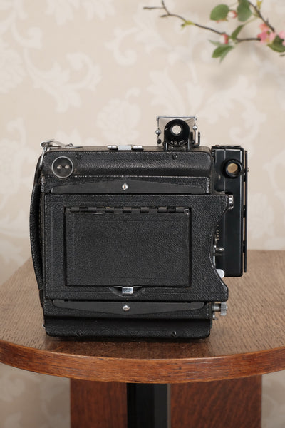 Superb 1945 GRAFLEX SPEED GRAPHIC, Coated Ektar lens, Roll-film back & Freshly Serviced! CLA'd! - Graflex- Petrakla Classic Cameras
