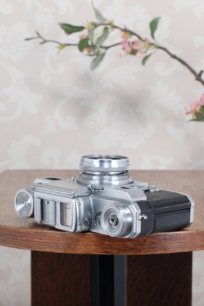 Near Mint! 1938 Zeiss Ikon Contax with Sonnar lens. CLA'd, Freshly Serviced!