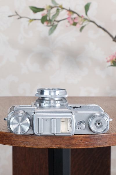 Near Mint! 1938 Zeiss Ikon Contax with Sonnar lens. CLA'd, Freshly Serviced!