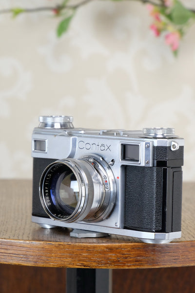 Excellent! 1938 Zeiss Ikon Contax II CLA'd, Freshly Serviced! - Zeiss-Ikon- Petrakla Classic Cameras