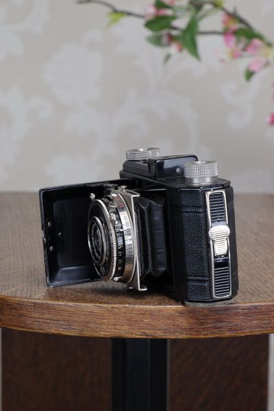 1937 BLACK KODAK RETINA I, CLA'd, Freshly Serviced! - Kodak- Petrakla Classic Cameras