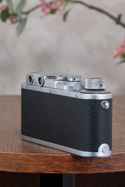 Superb! 1939 Leitz Leica III with Elmar lens & case, CLA’d, Freshly Serviced!