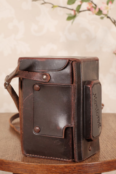 Original Mentor Mentorett leather camera case - Mentor- Petrakla Classic Cameras