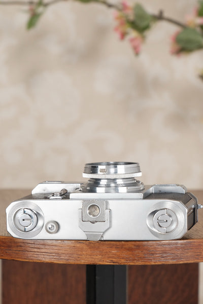 Excellent! 1936 Zeiss Ikon Contax II with Sonnar.  CLA'd, Freshly Serviced! - Zeiss-Ikon- Petrakla Classic Cameras