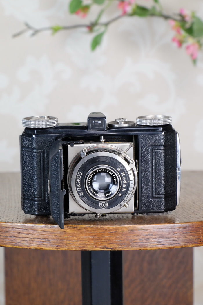 SUPERB! 1935 Black Kodak Retina I, CLA'd, Freshly Serviced! - Kodak- Petrakla Classic Cameras