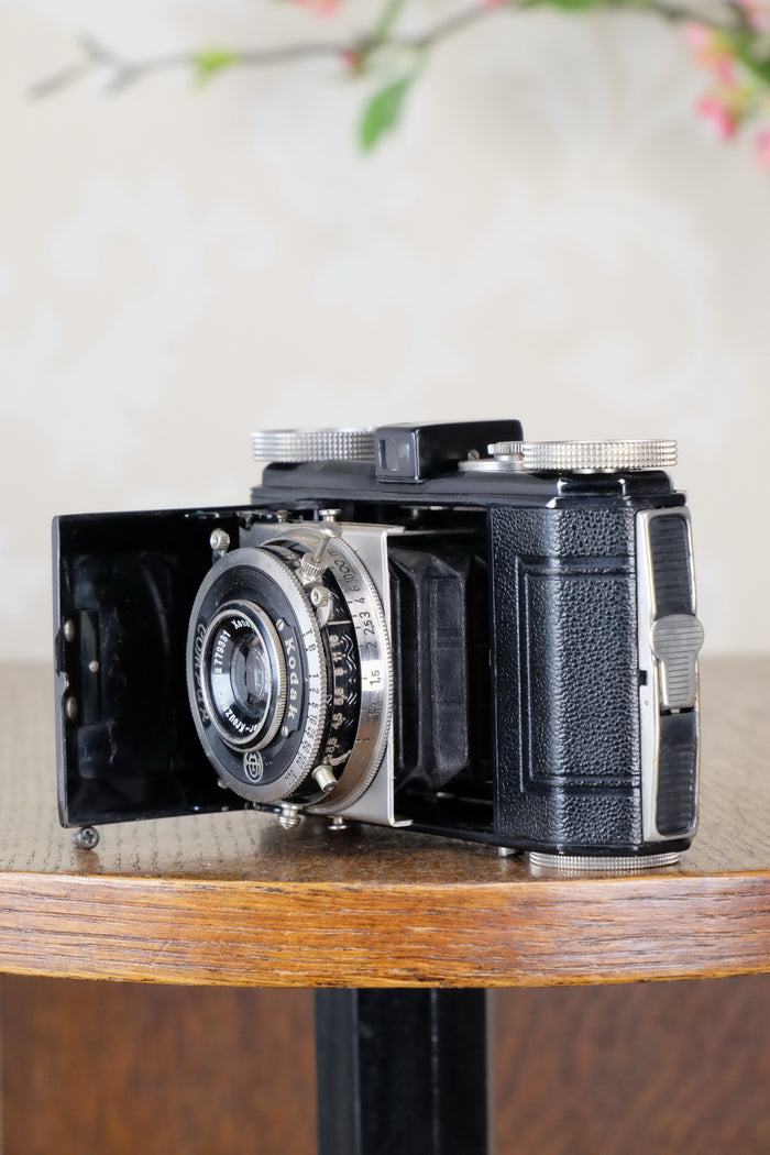 SUPERB! 1935 Black Kodak Retina I, CLA'd, Freshly Serviced! - Kodak- Petrakla Classic Cameras