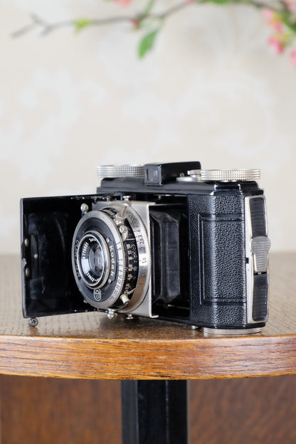 SUPERB! 1935 Black Kodak Retina I, CLA'd, Freshly Serviced! - Kodak- Petrakla Classic Cameras