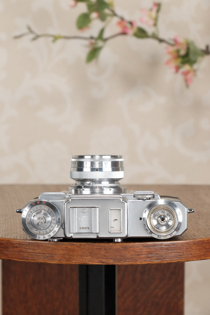 Superb! 1956 Zeiss Ikon Contax IIIa with Zeiss 50mm Sonnar lens, CLA'd,  Freshly Serviced!