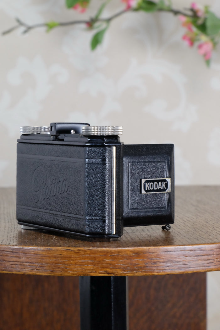 SUPERB! 1935 Black Kodak Retina I, CLA'd, Freshly Serviced! - Kodak- Petrakla Classic Cameras