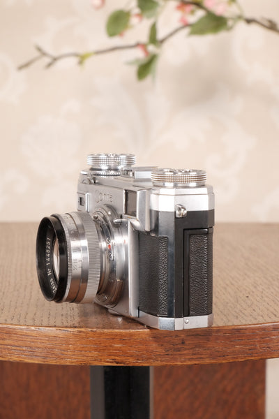 1952 Zeiss Ikon Contax IIa with Lens and Original Leather Case, Freshly serviced, CLA’d - Zeiss-Ikon- Petrakla Classic Cameras