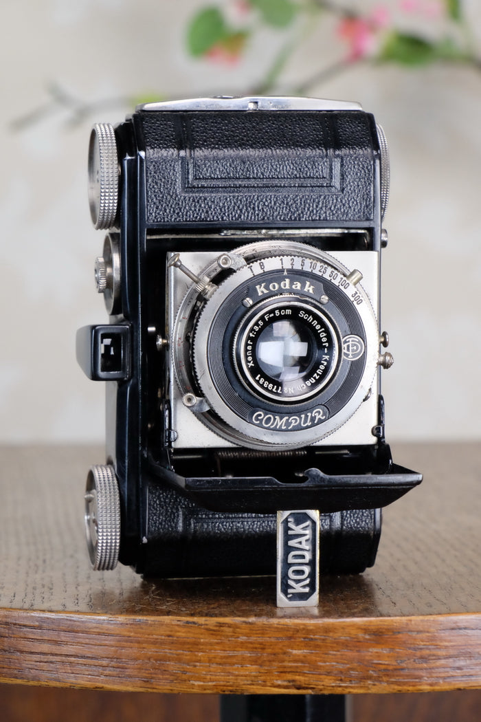 SUPERB! 1935 Black Kodak Retina I, CLA'd, Freshly Serviced! - Kodak- Petrakla Classic Cameras