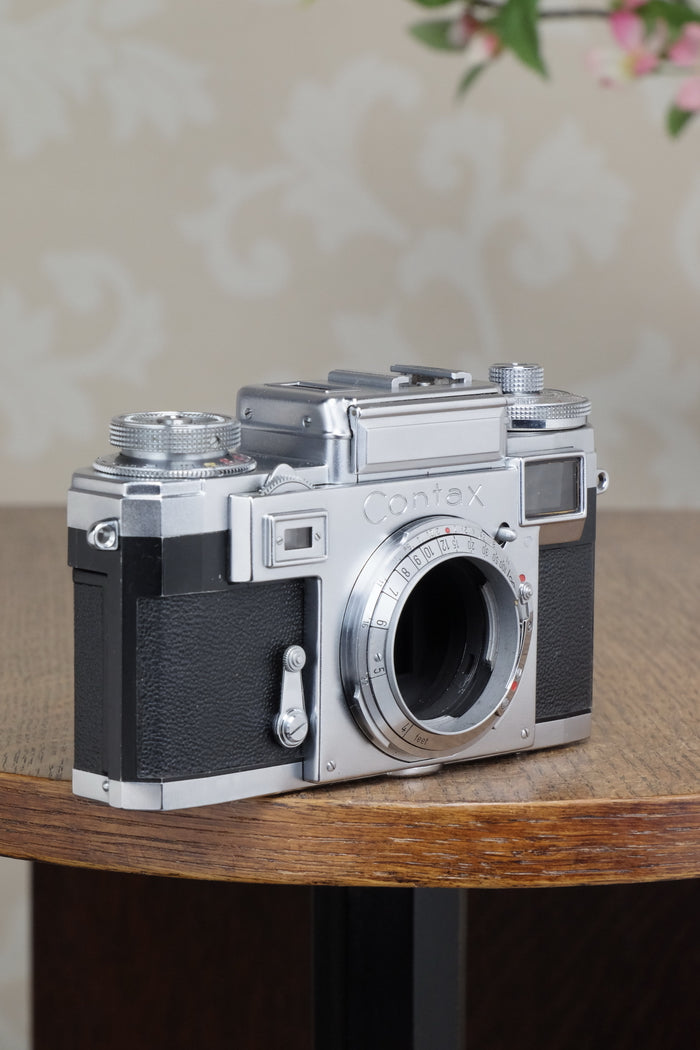 Superb! 1956 Zeiss Ikon Contax IIIa, CLA'd, Freshly Serviced! - Zeiss-Ikon- Petrakla Classic Cameras