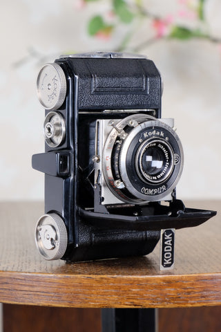 SUPERB! 1935 Black Kodak Retina I, CLA'd, Freshly Serviced! - Kodak- Petrakla Classic Cameras