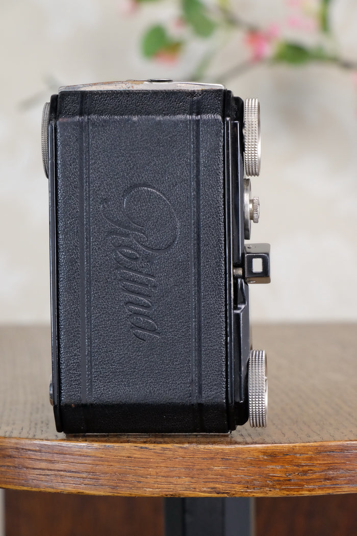 SUPERB! 1935 Black Kodak Retina I, CLA'd, Freshly Serviced! - Kodak- Petrakla Classic Cameras