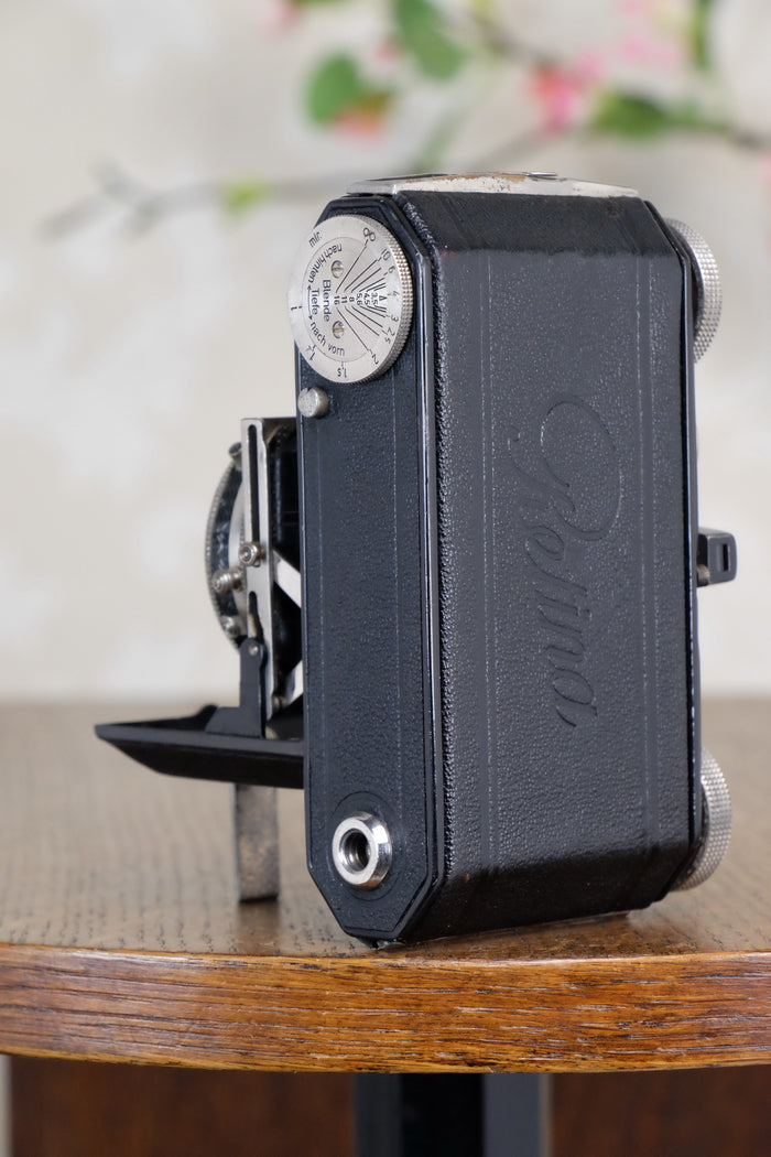 SUPERB! 1935 Black Kodak Retina I, CLA'd, Freshly Serviced! - Kodak- Petrakla Classic Cameras