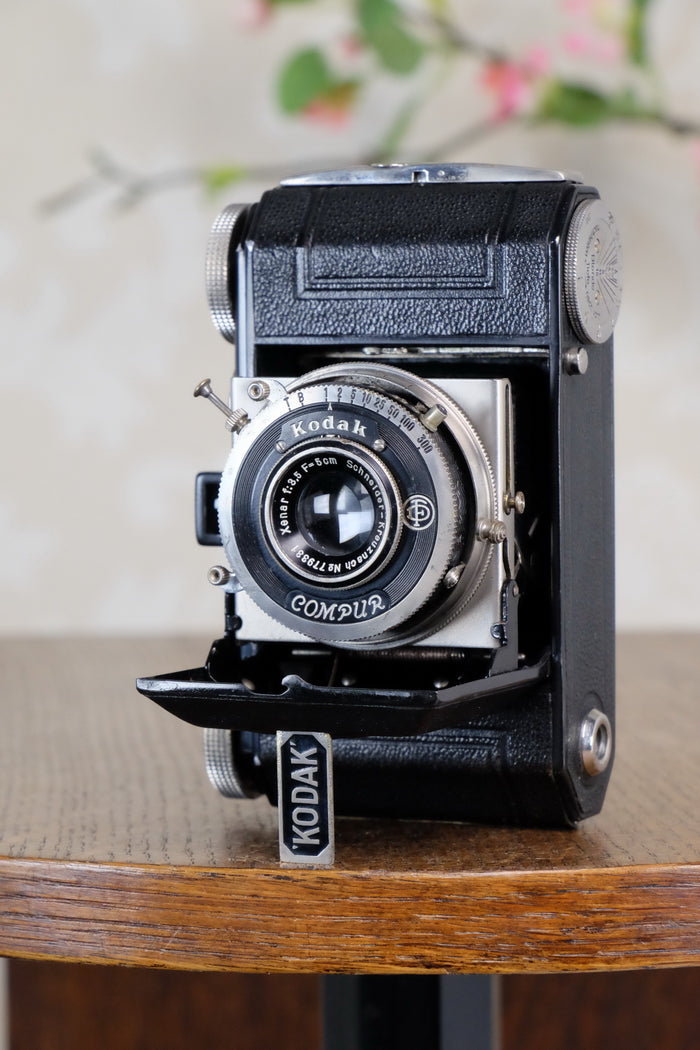 SUPERB! 1935 Black Kodak Retina I, CLA'd, Freshly Serviced! - Kodak- Petrakla Classic Cameras