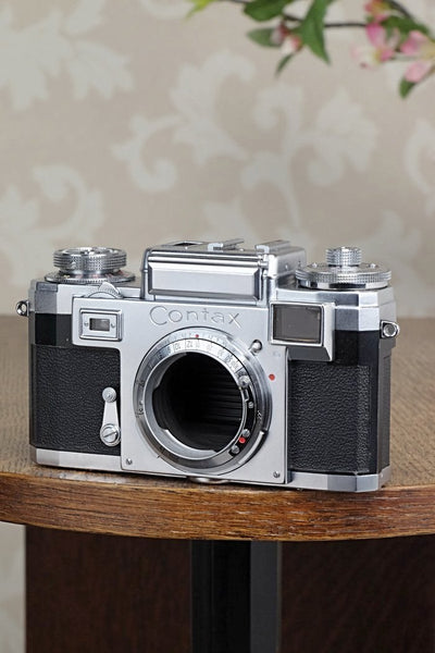 Superb! 1956 Zeiss Ikon Contax IIIa, CLA'd, Freshly Serviced! - Zeiss-Ikon- Petrakla Classic Cameras