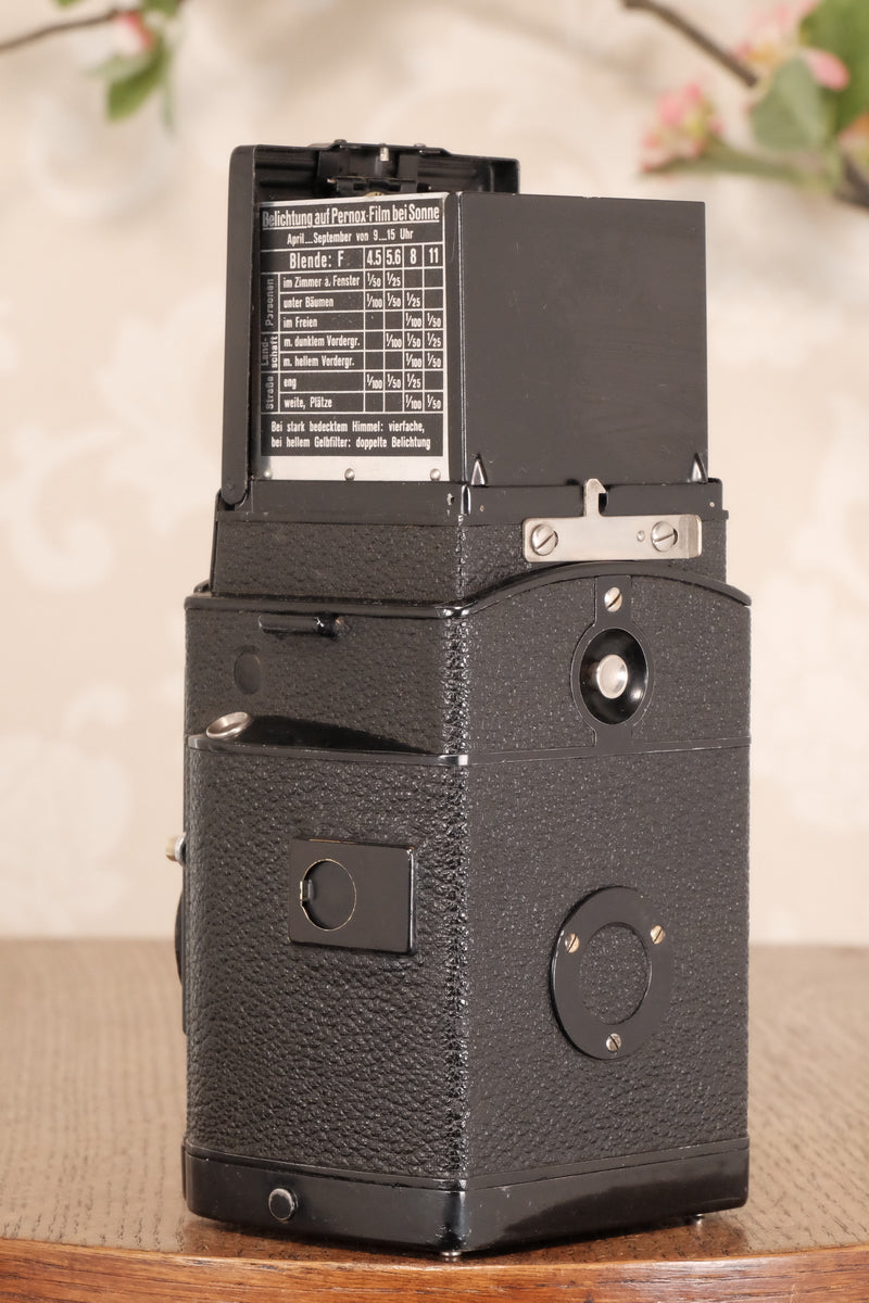 Original 1934 , Zeiss-Ikon Art Deco “Coffee-can” Ikoflex, 850/16, CLA'd  Freshly Serviced! - Zeiss-Ikon- Petrakla Classic Cameras