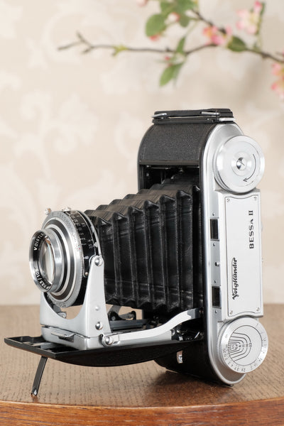 Superb! 1952 Voigtlander 6x9 Bessa II with Heliar lens, Freshly serviced, CLA'd - Voigtlander- Petrakla Classic Cameras