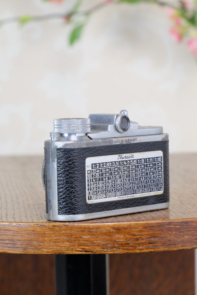 1947 Photavit Subminiature Camera, CLA'd, Freshly Serviced! - Photavit- Petrakla Classic Cameras