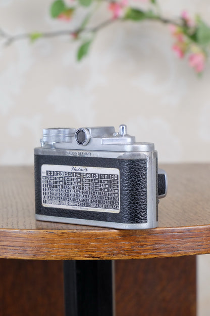 1947 Photavit Subminiature Camera, CLA'd, Freshly Serviced! - Photavit- Petrakla Classic Cameras