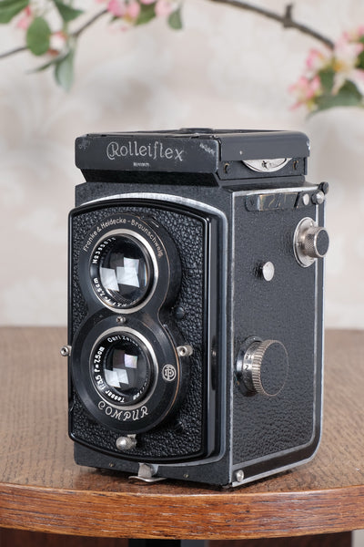 Superb! 1936 Old Standard Rolleiflex with original leather case, Freshly Serviced, CLA’d